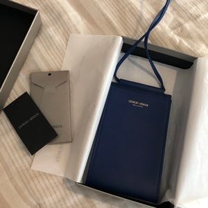 NEW Giorgio Armani Phone Case Purse 💙